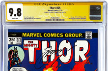 Load image into Gallery viewer, Thor #225 CGC 9.8 SS Signed Gerry Conway 1974 Marvel Comics 1st App FIRELORD