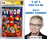 Thor #225 CGC 9.8 SS Signed Gerry Conway 1974 Marvel Comics 1st App FIRELORD