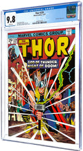 Load image into Gallery viewer, Thor #229 CGC 9.8 White Pages 1974 Marvel Comics Incredible Hulk #181 House Ad