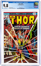 Load image into Gallery viewer, Thor #229 CGC 9.8 White Pages 1974 Marvel Comics Incredible Hulk #181 House Ad