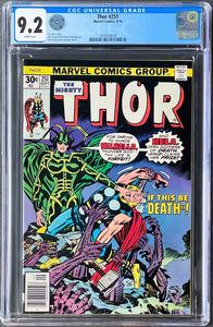 Thor #251 CGC 9.2 White 1976 Marvel Comics Jack Kirby HELA Cover