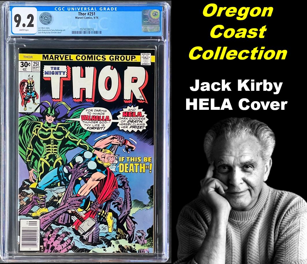 Thor #251 CGC 9.2 White 1976 Marvel Comics Jack Kirby HELA Cover