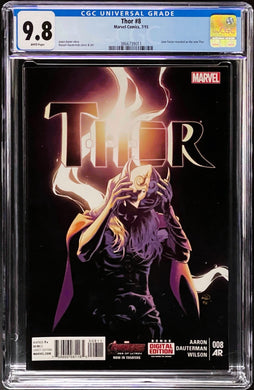Thor #8 CGC 9.8 White 2015 Marvel Comics Jane Revealed as Thor