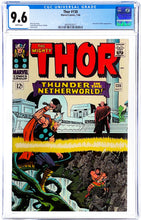 Load image into Gallery viewer, Thor #130 CGC 9.6 White Pages 1966 Marvel Comics Hercules &amp; Pluto Appearance