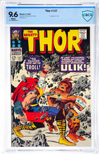 Load image into Gallery viewer, Thor #137 CBCS 9.6 White Pages 1967 Marvel Comics 1st Appearance ULIK