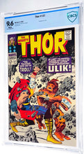 Load image into Gallery viewer, Thor #137 CBCS 9.6 White Pages 1967 Marvel Comics 1st Appearance ULIK