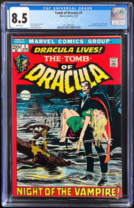 Tomb of Dracula #1 CGC 8.5 White 1972 Marvel Comics 1st Appearance Dracula