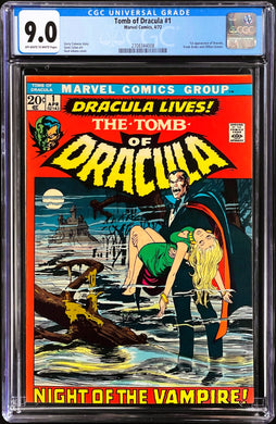 Tomb of Dracula #1 CGC 9.0 1972 Marvel Comics 1st Appearance Dracula