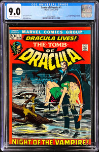 Tomb of Dracula #1 CGC 9.0 1972 Marvel Comics 1st Appearance Dracula