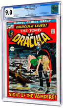 Load image into Gallery viewer, Tomb of Dracula #1 CGC 9.0 White Pages 1972 Marvel Comics 1st Appearance Dracula