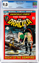 Load image into Gallery viewer, Tomb of Dracula #1 CGC 9.0 White Pages 1972 Marvel Comics 1st Appearance Dracula