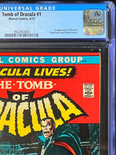 Load image into Gallery viewer, Tomb of Dracula #1 CGC 9.4 White Pages 1972 Marvel Comics 1st Appearance Dracula