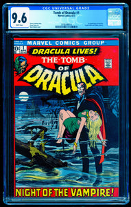 Tomb of Dracula #1 CGC 9.6 White 1972 Marvel Comics 1st Appearance Dracula