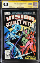 Load image into Gallery viewer, VISION AND THE SCARLET WITCH #1 CGC 9.8 SS WHITE PAGES 🔥 SIGNED PAUL BETTANY