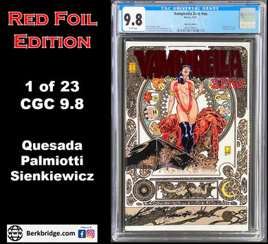 Vampiella Zero Red Foil Edition CGC 9.8 1994 Harris Comics Wraparound Cover