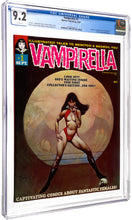 Load image into Gallery viewer, Vampirella #1 CGC 9.2 White Pages (1969 Warren) Origin &amp; 1st Appearance Vampirella FRANK FRAZETTA Cover