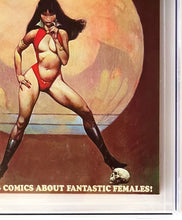Load image into Gallery viewer, Vampirella #1 CGC 9.2 White Pages (1969 Warren) Origin &amp; 1st Appearance Vampirella FRANK FRAZETTA Cover