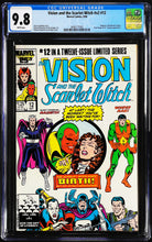 Load image into Gallery viewer, Vision and the Scarlet Witch #12 CGC 9.8 WP 1986 Marvel Comics + Young Avengers #12 (1st Appearance Set)