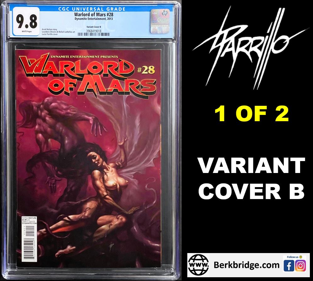 WARLORD OF MARS #28 PARRILLO VARIANT 💎 1 OF 2