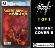 WARLORD OF MARS #29 CGC 9.8 WHITE PAGES 🔥 PARRILLO VARIANT 1 OF 1