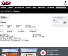 Load image into Gallery viewer, Warlock #4 CGC 9.8 White Pages 1973 Marvel Comics Victor Von Doom Cameo (1 of 12)