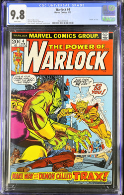 Warlock #4 CGC 9.8 White Pages 1973 Marvel Comics Victor Von Doom Cameo (1 of 12)
