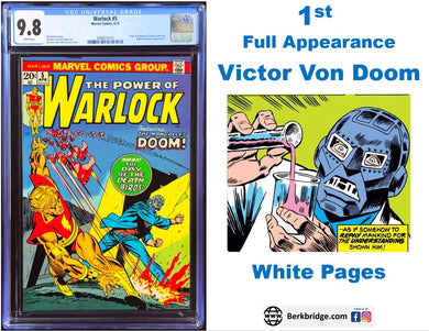 Warlock #5 CGC 9.8 White Pages 1973 Marvel Comics 1st Appearance Victor Von Doom