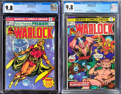 Warlock #9 #12 CGC 9.8 Lot 1975 Marvel Comics Jim Starlin Set of 2