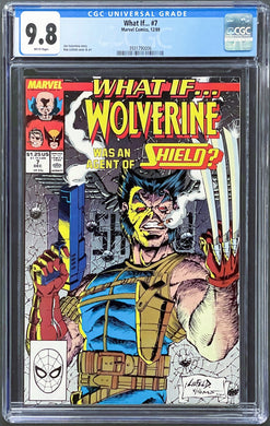 What If? #7 CGC 9.8 White 1989 Marvel Comics Wolverine Agent of SHIELD