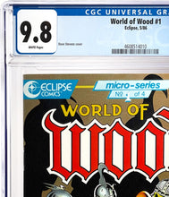 Load image into Gallery viewer, World of Wood #1 + #2 CGC 9.8 WP Dave Stevens Cover 1986 Eclipse Comics Lot (2)