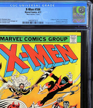 Load image into Gallery viewer, X-MEN #104 CGC 9.6 WHITE PAGES 💎 MARK JEWELERS INSERT