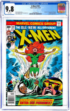 Load image into Gallery viewer, X-Men #101 CGC 9.8 White Pages 1976 Marvel Comics 1st Appearance Phoenix