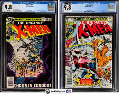 X-Men #120 #121 CGC 9.8 White Pages 1979 Marvel Comics 1st Appearance Alpha Flight (Set)