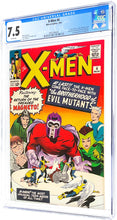 Load image into Gallery viewer, X-MEN #4 CGC 7.5 White Pages 1964 Marvel Comics 1st Appearance Scarlet Witch &amp; Quicksilver