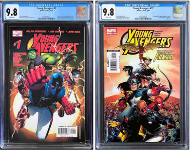 Young Avengers #1 #12 CGC 9.8 White 2005 Marvel Comics 1st Appearance Kate Bishop