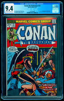 CONAN THE BARBARIAN #23 CGC 9.4 OW WHITE 🔥 1st RED SONJA