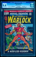 MARVEL PREMIERE #1 CGC 9.4 OW WHITE PAGES 💎 1st ADAM WARLOCK
