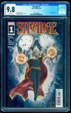 STRANGE #1 CGC 9.8 WHITE PAGES 🔥 1st CLEA SOLO SERIES